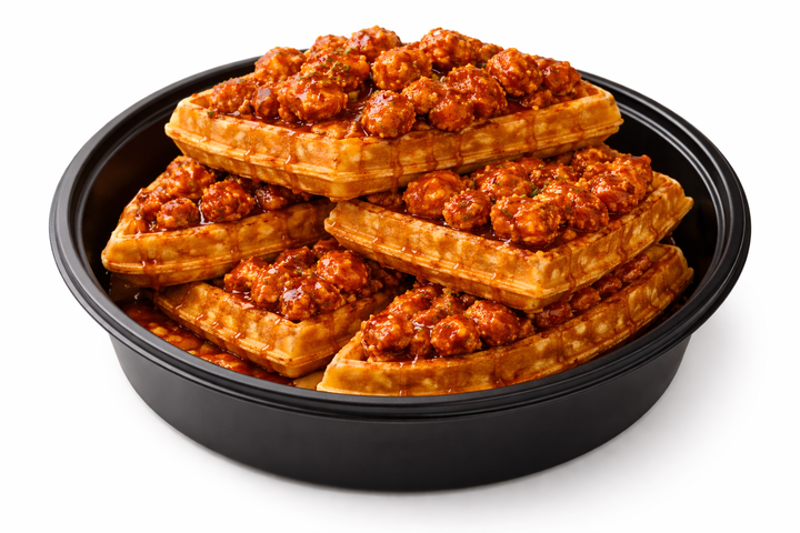 Chicken and Waffles Bowl