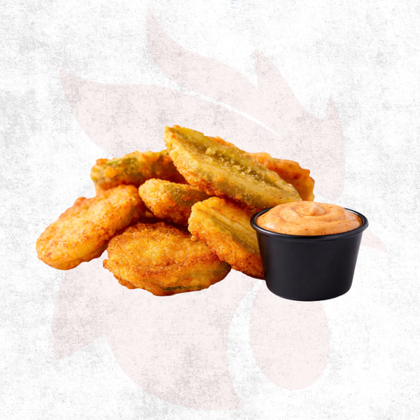 Fried Dill Pickle Chips w/ Drip